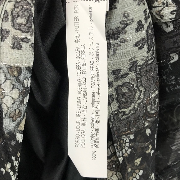 NWT Zara Paisley Bohemian Mini Dress‎ Size Small - Picture 13 of 14